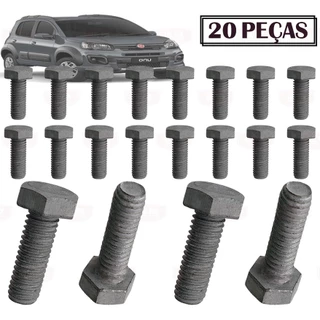 20 Parafusos M6 Farol Fiat Uno 1985 86 87 88 89 90 a 2013