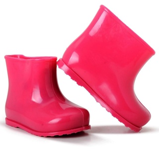 Bota rosa galocha menina bebe escola chuva roça dia a dia macia confrtavel