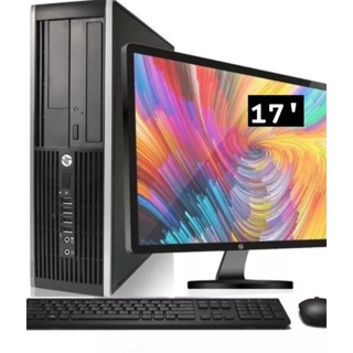CPU PC completo marcas HP ou Dell Intel 8gb memória RAM Ddr3 hd 500 monitor 17