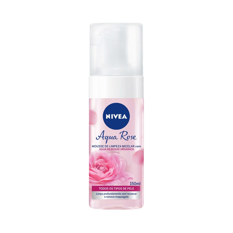 NIVEA Mousse de Limpeza Facial Aqua Rose 150ml