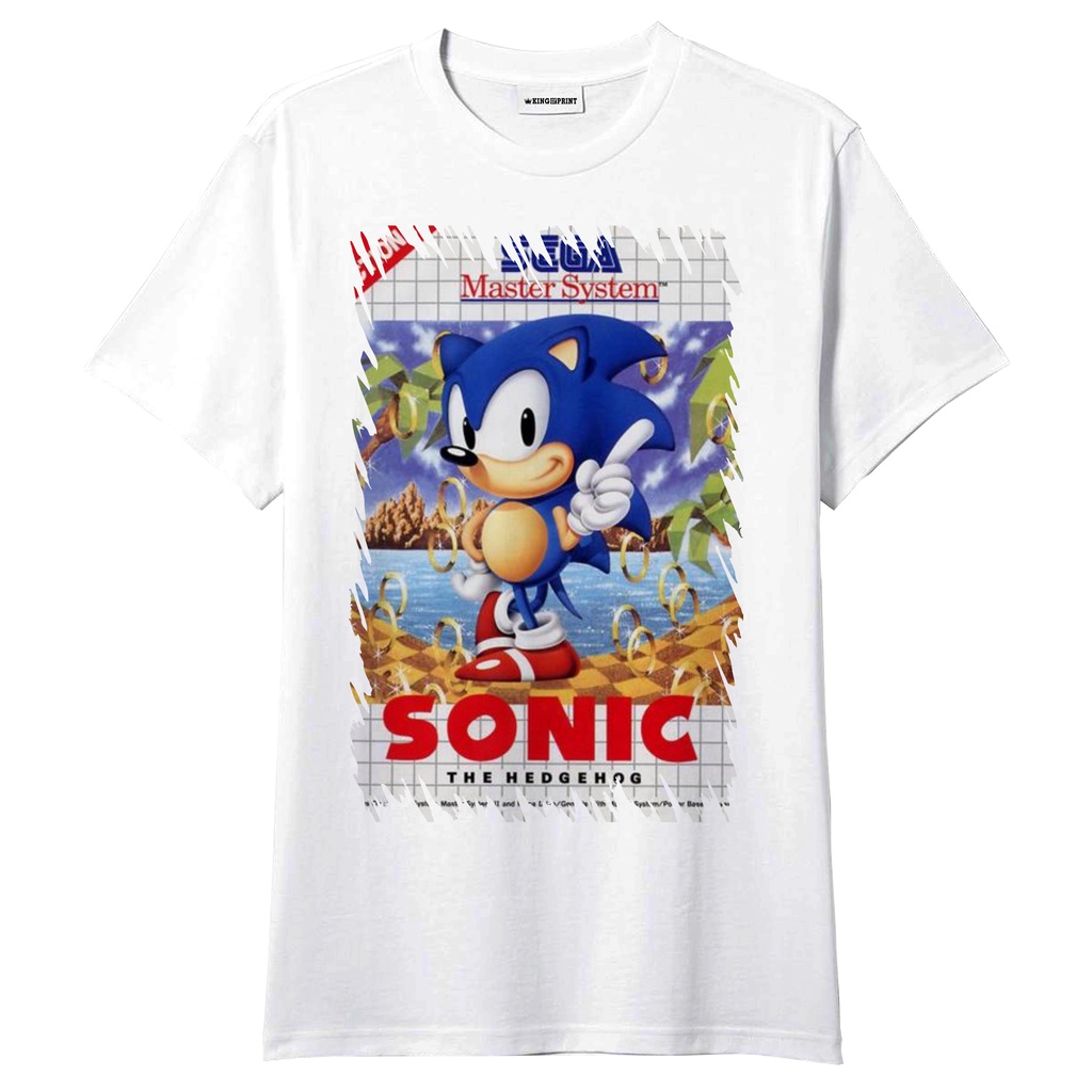 Camiseta Vídeo Game Camisa Jogo Antigo Sega Cd Sonic F27