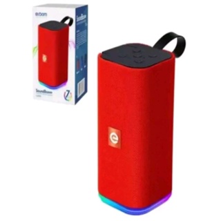 caixa de som Bluetooth rádio FM portátil entrada para pendrive luz de led