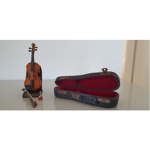 Miniatura Violino Brinquedo Decoração