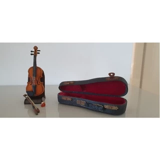 Miniatura Violino Brinquedo Decoração