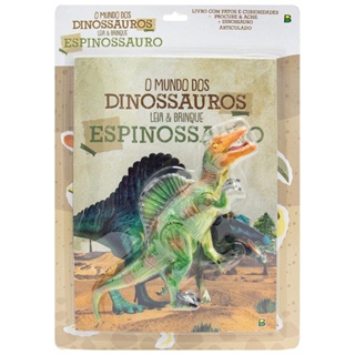 Livro Superkit Conhecendo os Dinossauros Editora Rideel - nivalmix