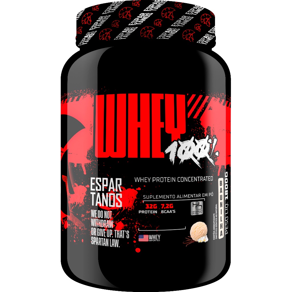 Whey Protein Concentrado 1800g WPC 80 – Espartanos