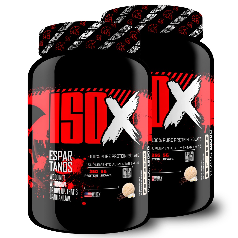 Kit 2x ISO X Protein 100% Pure Isolate 1800G – Espartanos