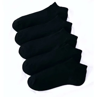 Kit 18 Pares de Meias Pretas Soquete Cano Curto Masculina Feminina Unissex varejo