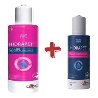 Kit Hidrapet Xampu 500ml + Hidrapet Loção Bliss 100g Agener