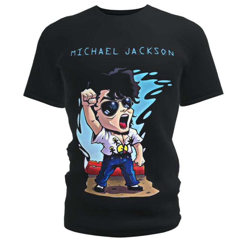 camiseta blusa unissex infantil Michael Jackson bandas | Shopee Brasil
