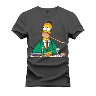 Camisa Camiseta Homer Simpsons Flamenguista Personalizada Estampa Total  SMP12