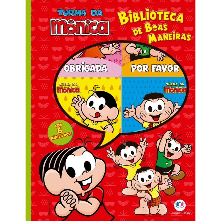 Turma Da Monica- Boblioteca De Boas Maneiras | Shopee Brasil