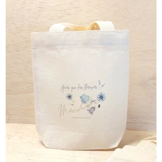 10 Sacolinha Minibag Dia das Mães Campanha da Loja - Modelo Estampa Padrão - Lembrancinha em Oferta na Shopee