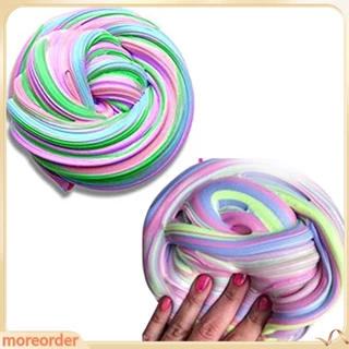 (MORE) Slime Brinquedo Flexível Colorido Antiaderente Floram De Slime Para Crianças
