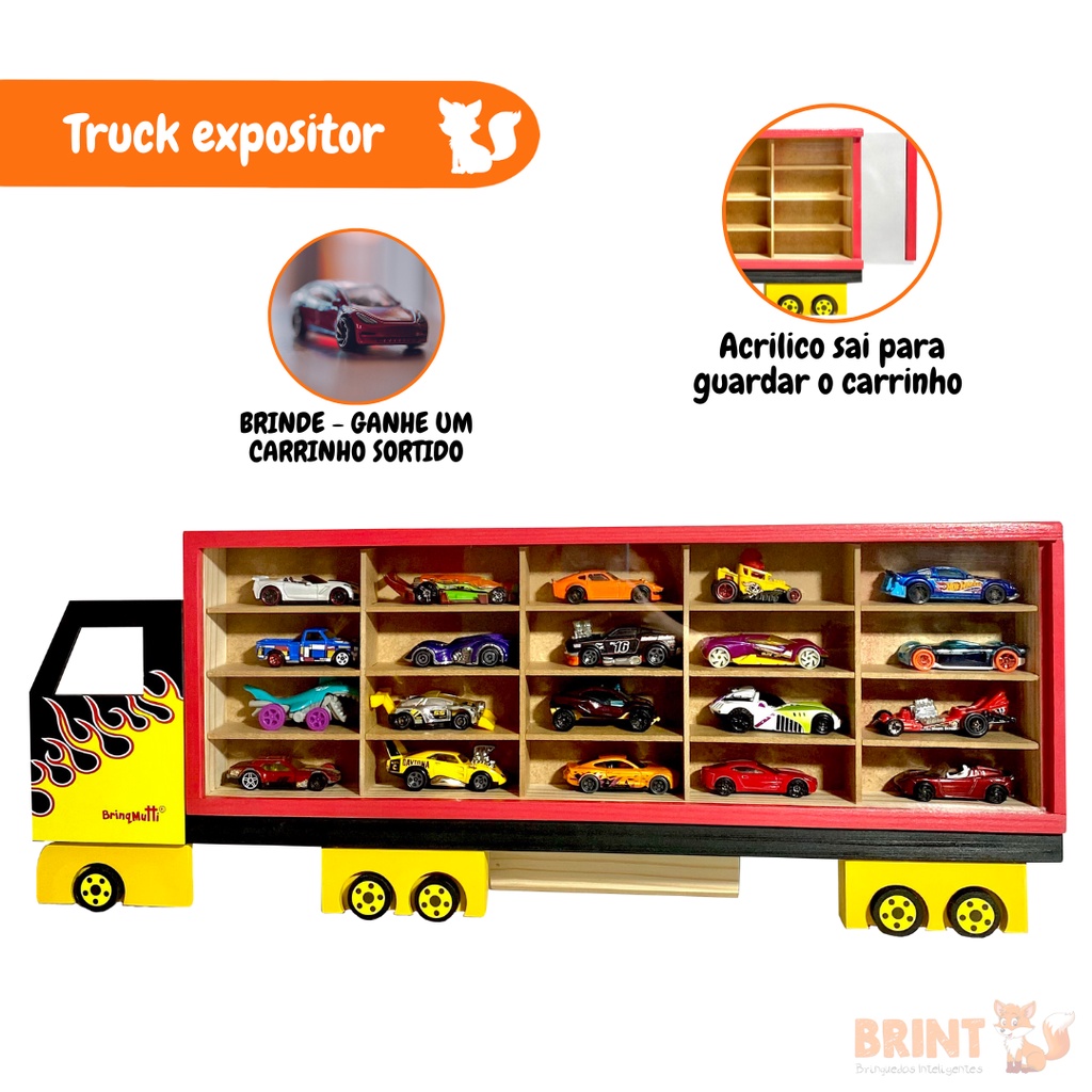 Estante de carrinhos Truck expositor Shopee Brasil