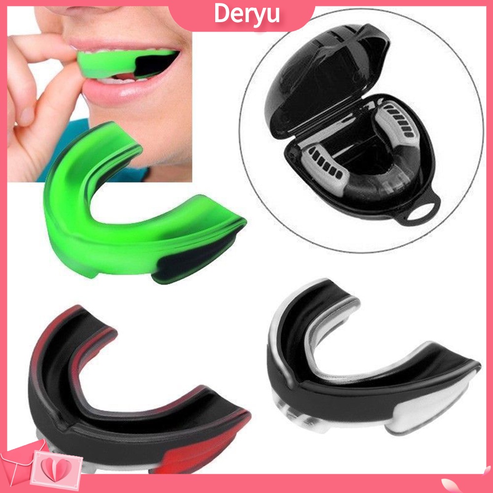 [deryu] Protetor De Dentes De Proteção Bucal Esportiva Resistente Ao Desgaste Para Taekwondo De Karate De Boxe