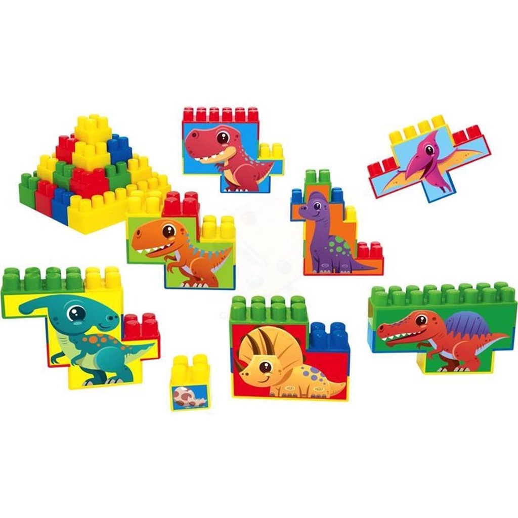 Peças de Montar - Mini Basic 480 peças Dinossauros - 3 em 1 - 3741 -  Plusplus - Kits e Gifts