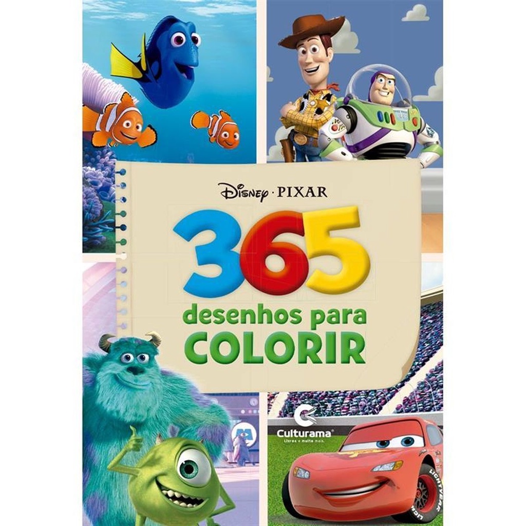 livro: Disney: 365 Desenhos Para Colorir, de Jefferson Ferreira