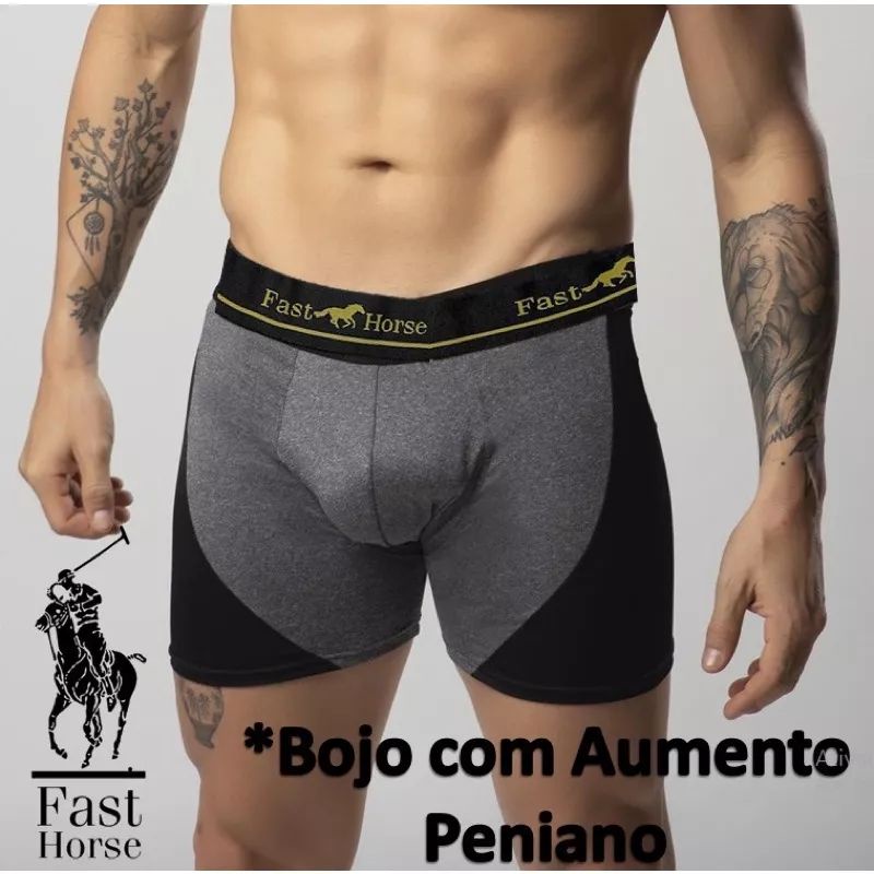 kit c/5 cueca boxer/box FAST HORSE Com Bojo