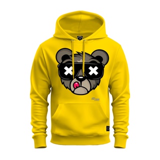 Moletom Premium Confortável Estampado Urso Bolado