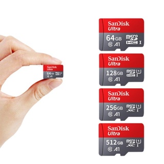 Cartão de Memória 128gb 256gb 512gb 1024gb Sandisk red micro sd + Adaptador