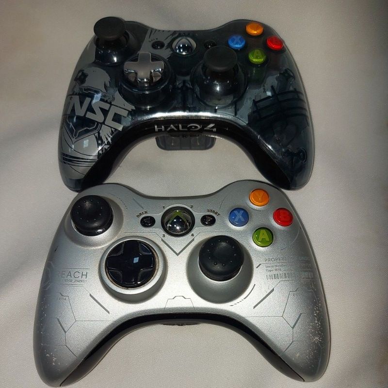 Controle Xbox 360 - Branco - Sem fio - Grid - 100% Funcional
