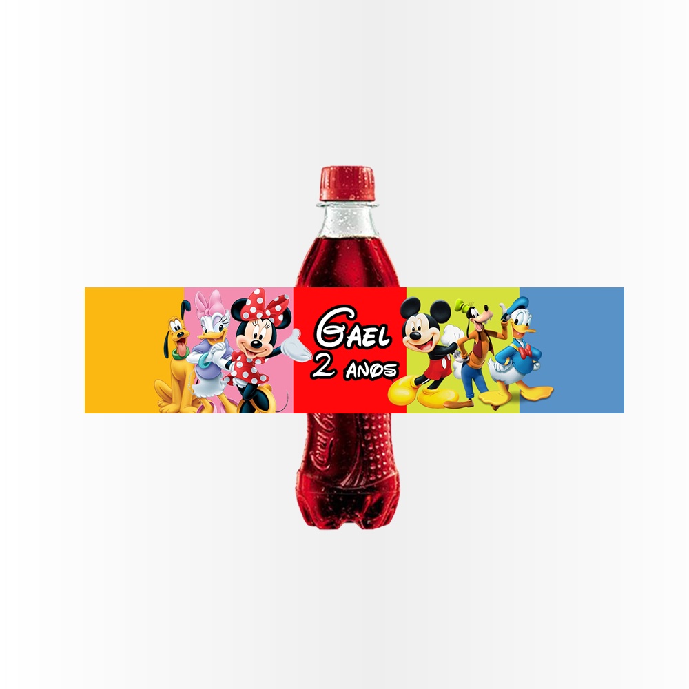 14 Rótulos Adesivos Mini Coca Cola Rotulo Adesivo Tag Topper Kit Festa ...