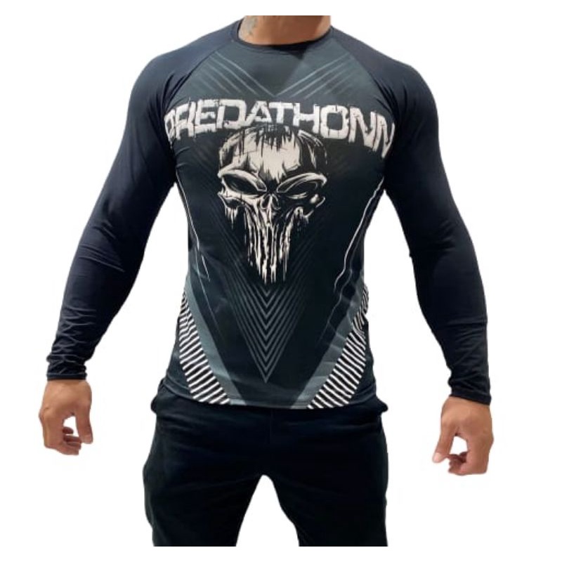 Camisa Térmica Segunda Pele Proteção Uv Predathonn Rash Guard