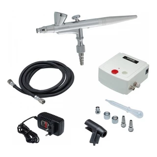 Kit Aerografo Profissional Com Minicompressor Bivolt Oferta