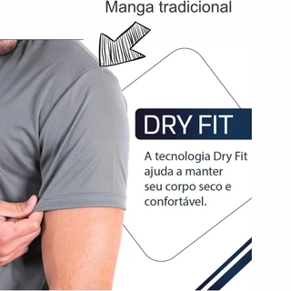 KIT COM 05 Camisetas dryfit Treino Academia Corrida Masculina Feminina Promoção Pronta Entrega kit COM 05