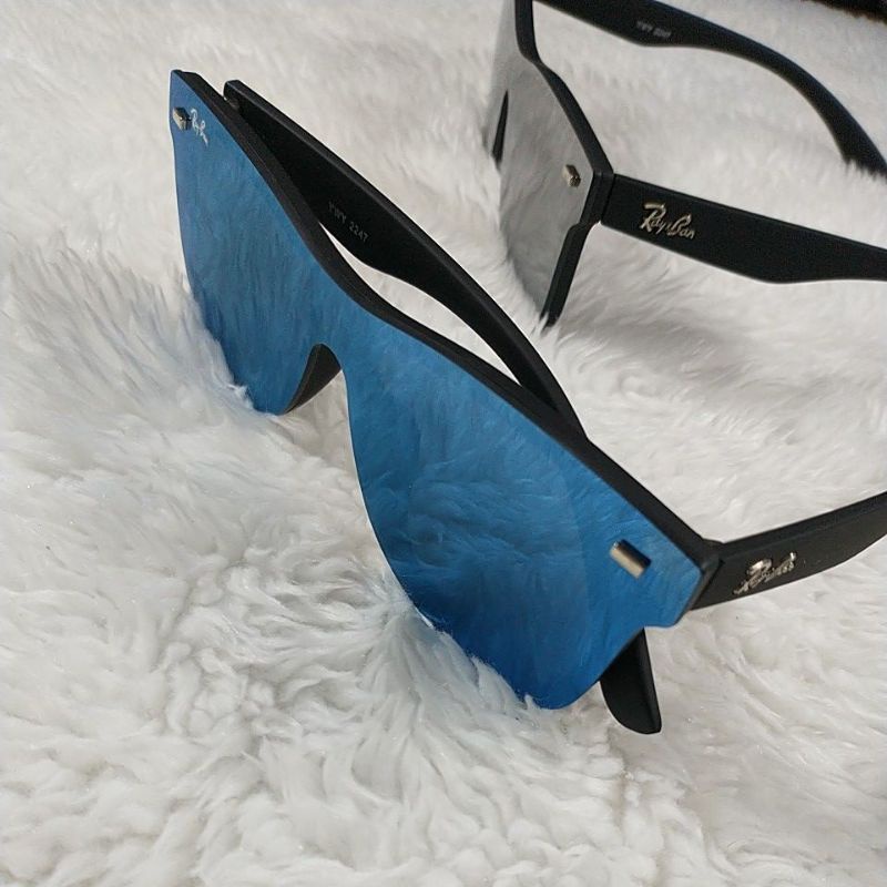 Óculos de Vilão Mandrake Preto Lente Azul Clara – Estilo Gringo