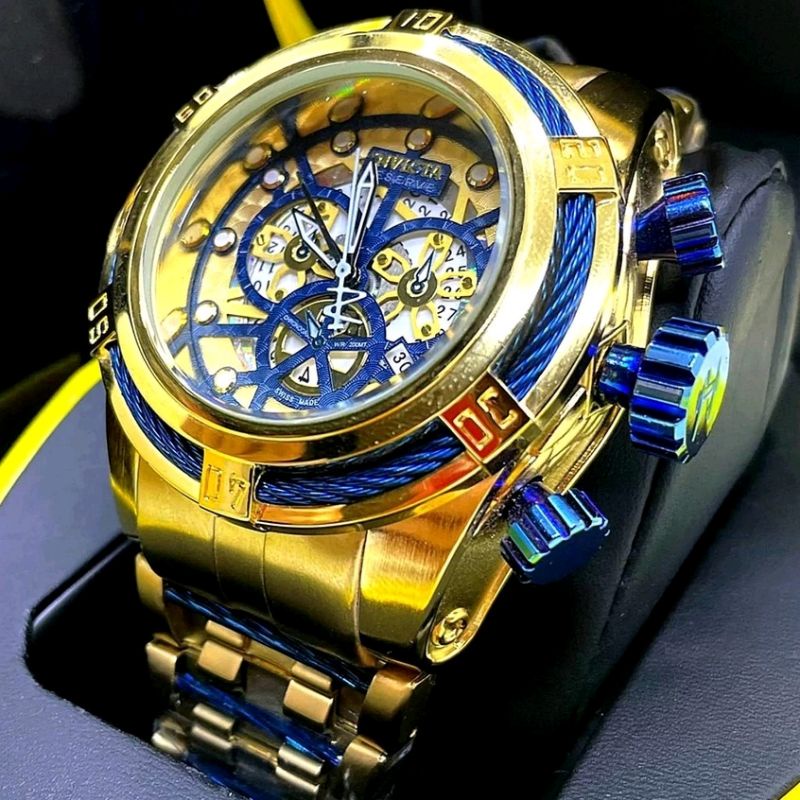 Relogio Invicta Zeus Bolt Skeleton Mega Promocao