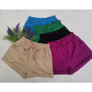 short alfaiataria com elastico bolso