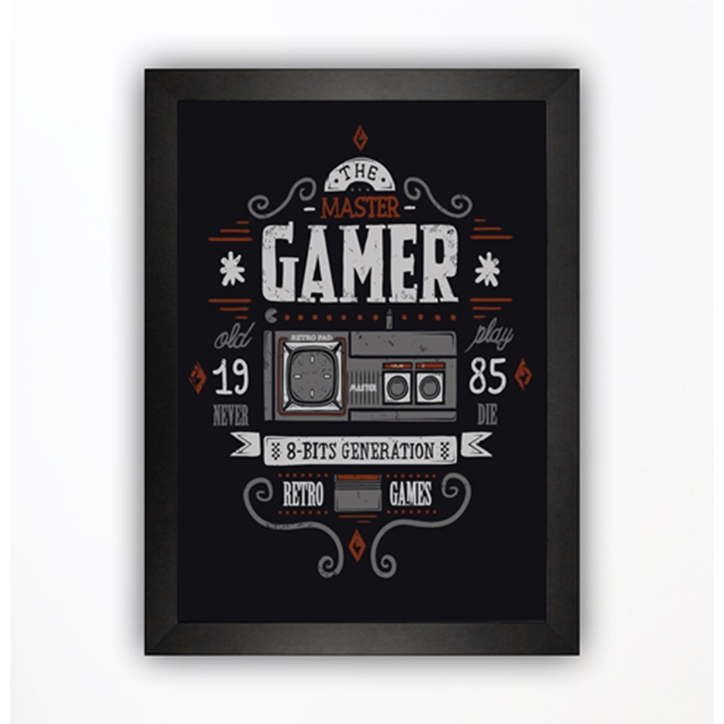 Quadro Decorativo Game Jogos Nerd Geek Sem Internet