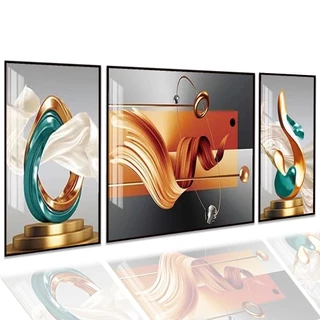 Quadros Decorativos Arte Abstrata Colorida Para Sala Quarto Grande Promoção