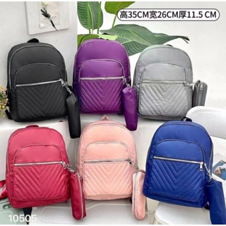 Mochila Feminina de Alumínio Com estojo Textura Bordada codigo 1200