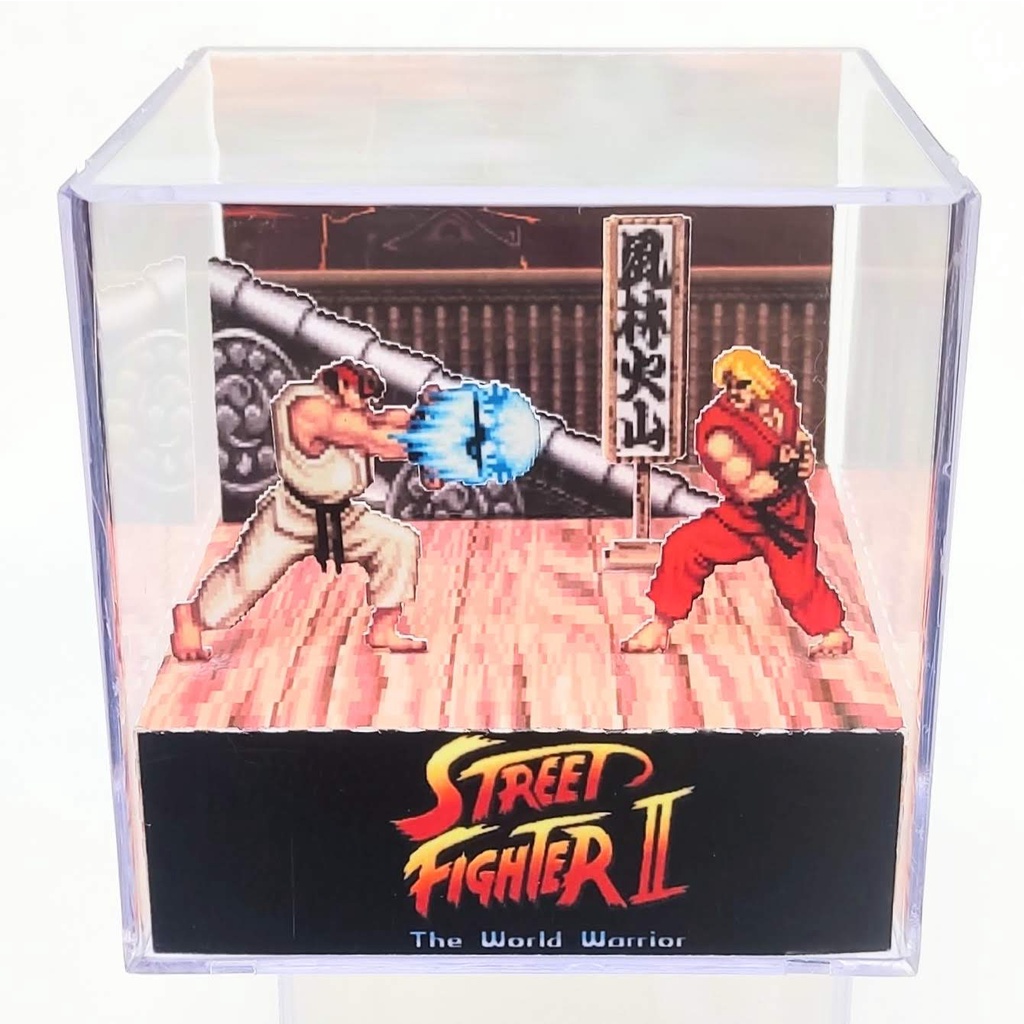 Cubo Diorama Street Fighter II
