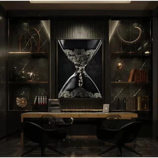 Quadro Decorativo 110x80cm Tempo é Dinheiro