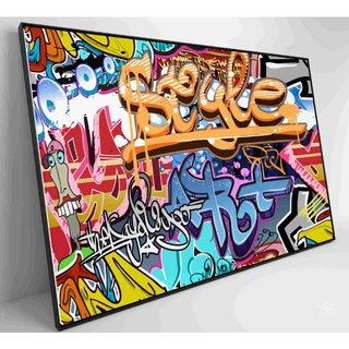 QUADRO GRAFITE STREET ART 90x70cm