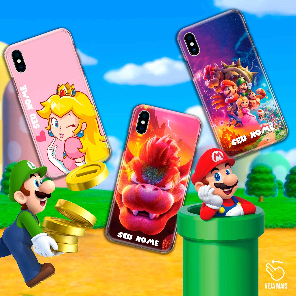 Capa / Capinha para Celular Coleção Super Mario Bros. - Merilin Cases - O  seu Shopping do Celular