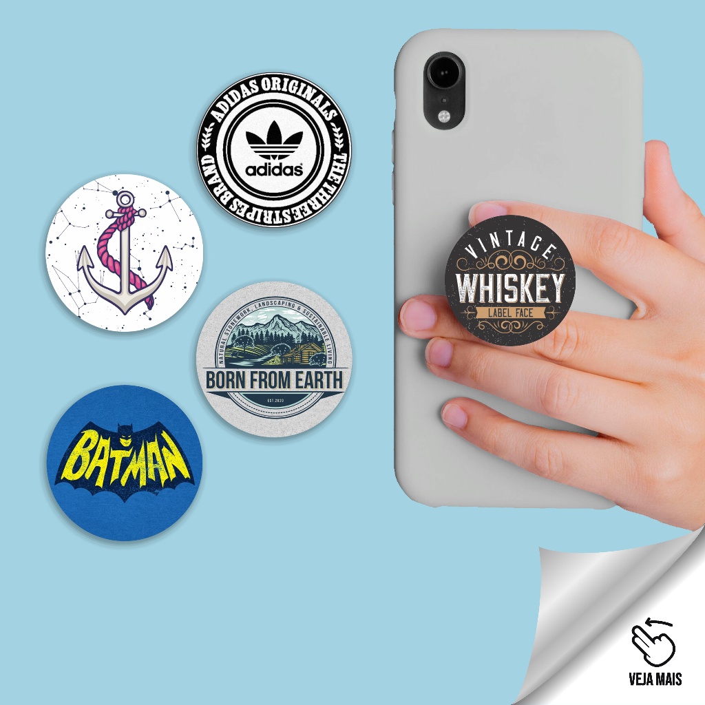Suporte Popsocket Liso Vintage Old | Shopee Brasil
