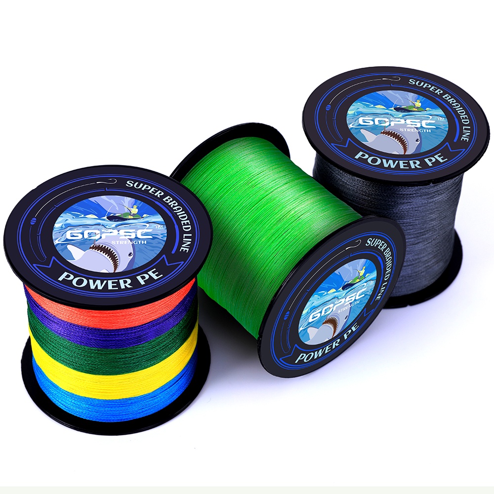 linha de pesca GOPSC 4 Strands 300M 500M linha de pipa multifilamento 4 Fios PE