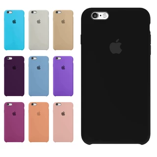 Capinha para iPhone 6 e iPhone 6s de Silicone Rigido aveludada por dentro Protetora anti