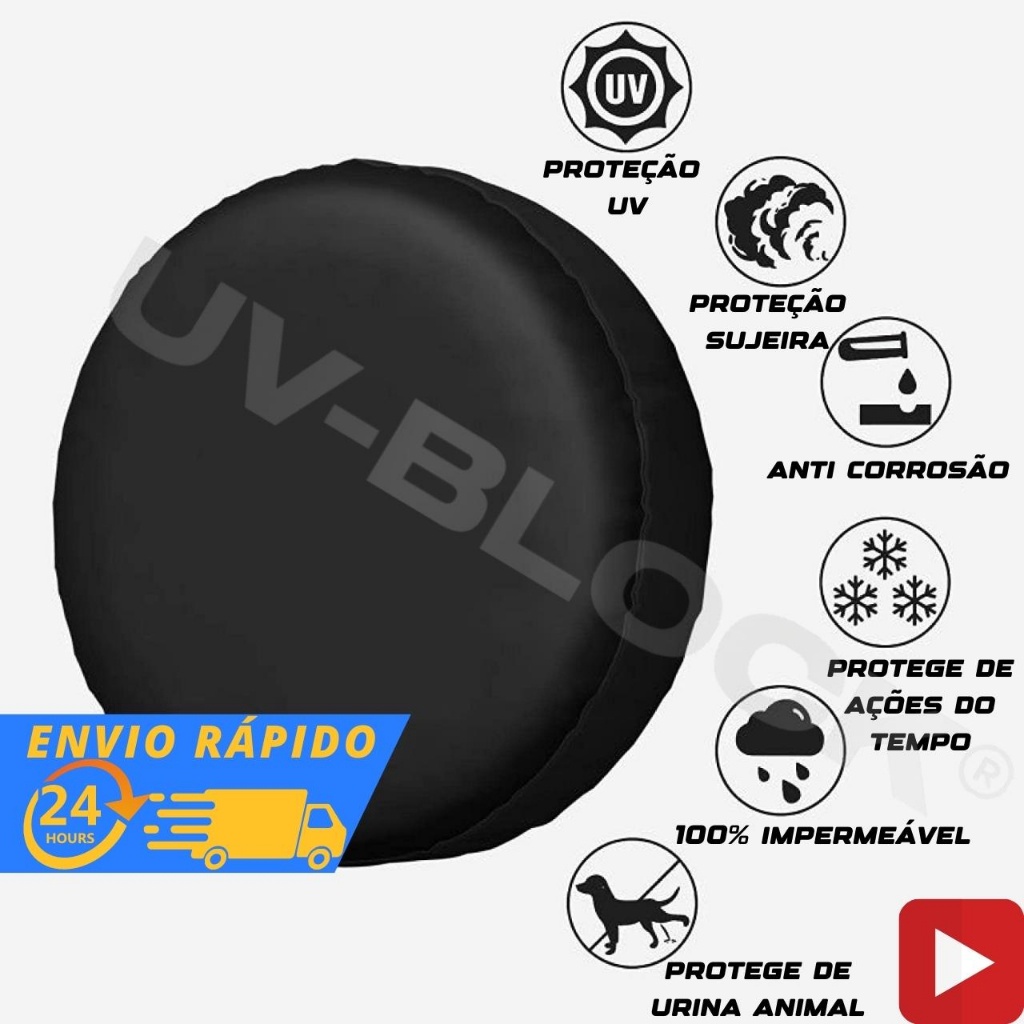 Capa Estepe Aro 13 14 15 16 Ecosport Crossfox Aircross Idea Doblo Adventure Spin Jimny