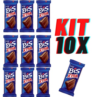 Bis Xtra Chocolate Wafer-kit 3 Caixas C/24uni De 45g Cada!