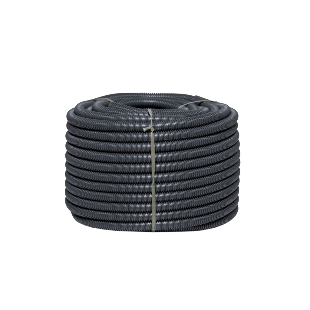 Conduíte Corrugado - Eletroduto 5/8 com 50 metros, 20mm - Preto ou ...