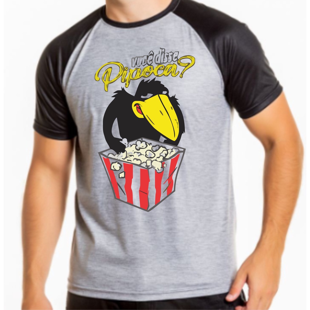 Camiseta Você Disse Pipoca Jubileu Pica Pau Fun Engraçada