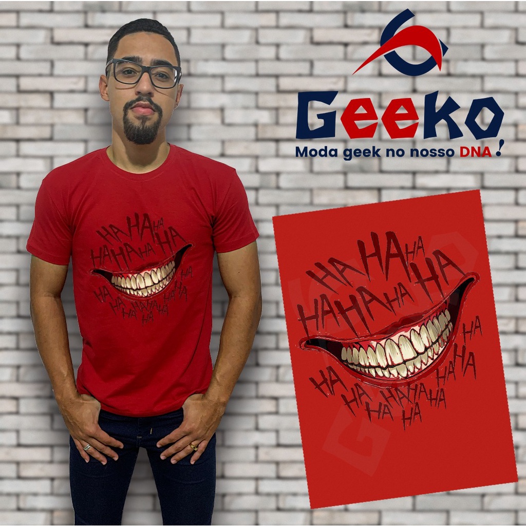 Camiseta Vintage Casal Mandrake Moda Confortável Básica Unisex - Vermelho