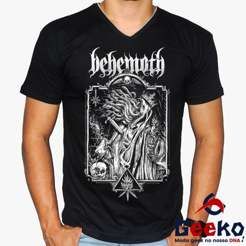 Camiseta Behemoth 100% Algodão - Rock - Geeko