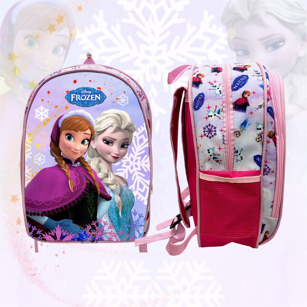 Mochila escolar Infantil Feminina Reforçada Frozen